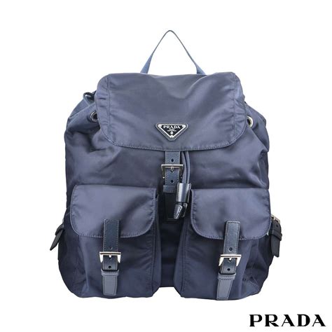 prada blue camo backpack|Prada re nylon backpack.